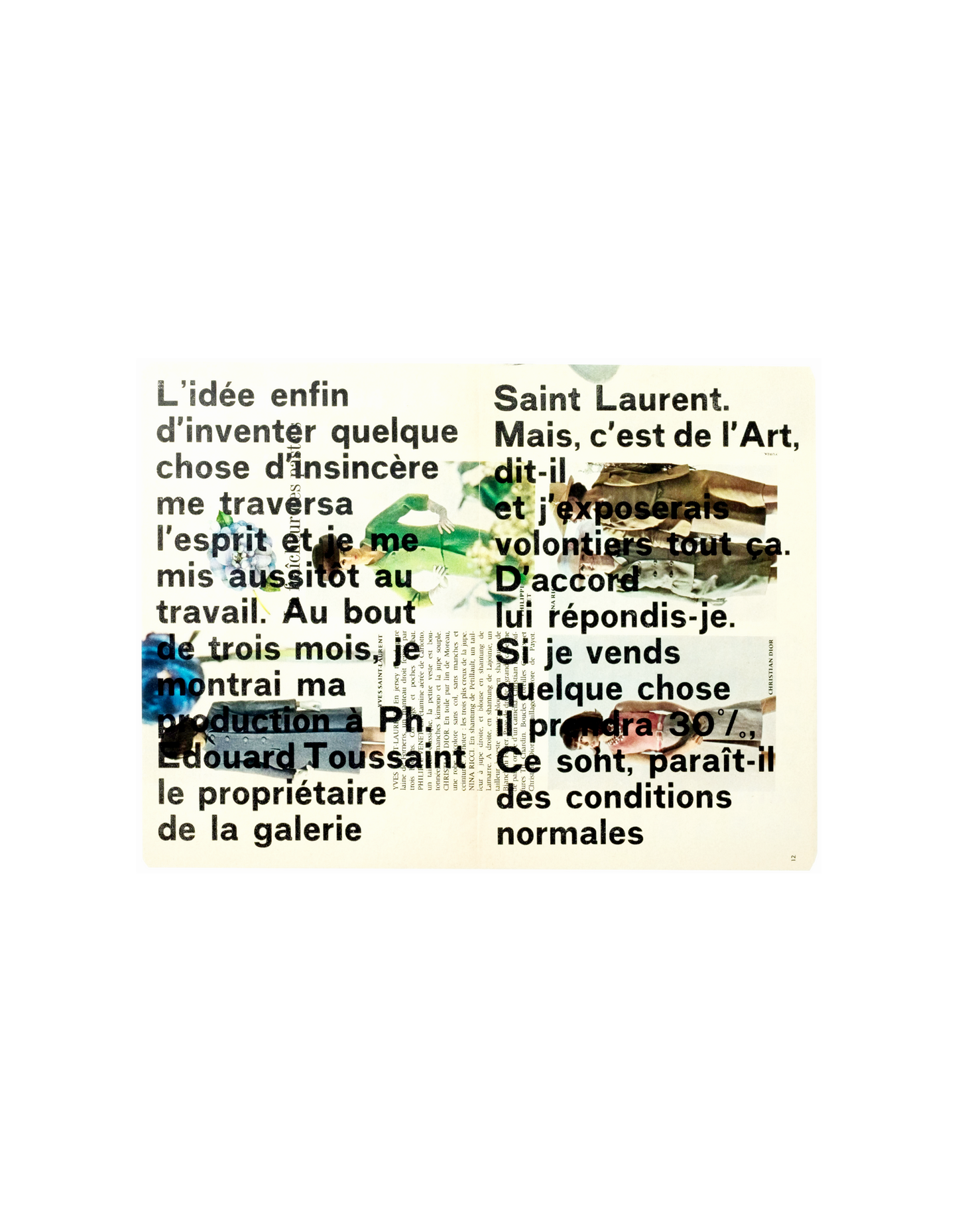 Broodthaers Moi Aussi tee