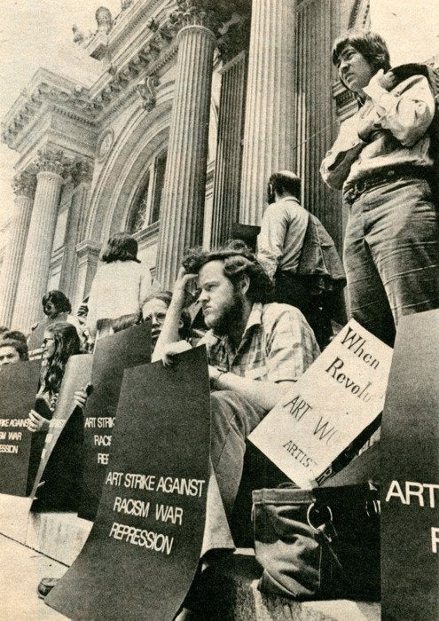 AWC Art Workers Won't Kiss Ass tote