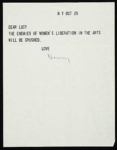 Dear Lucy, Love Nancy tote