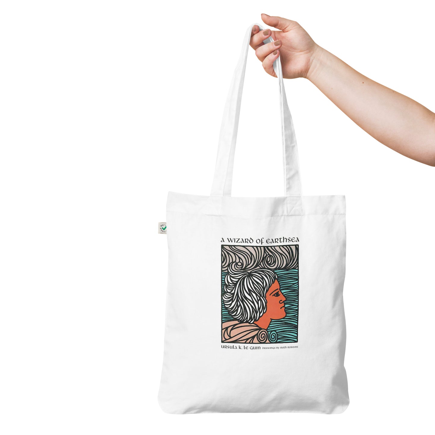 Ursula Le Guin A Wizard of Earthsea tote bag