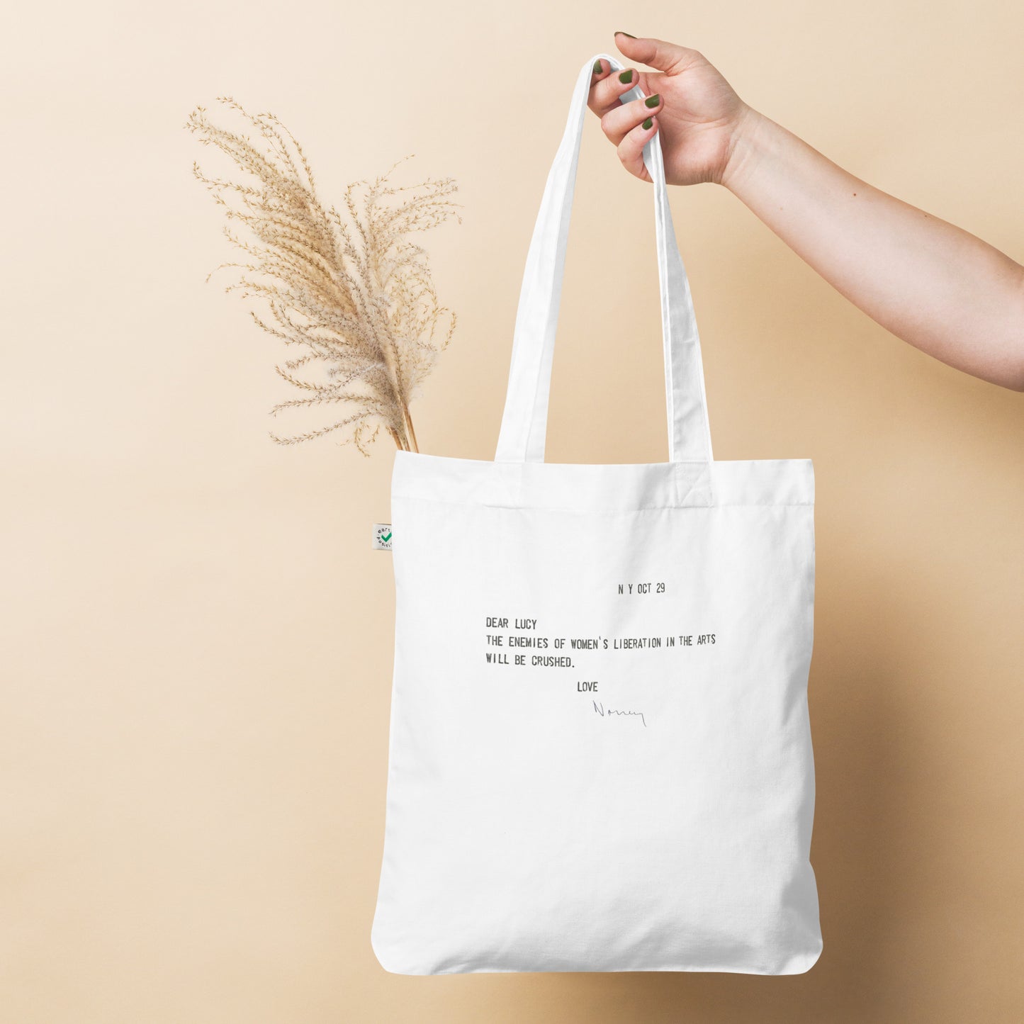 Dear Lucy, Love Nancy tote