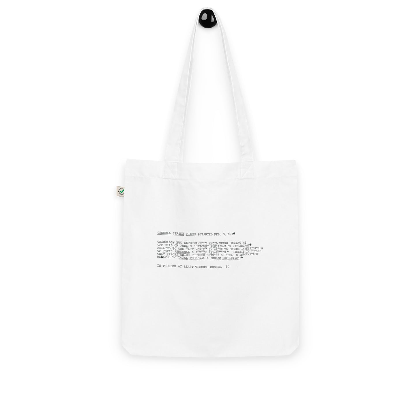 Lee Lozano General Strike Piece tote