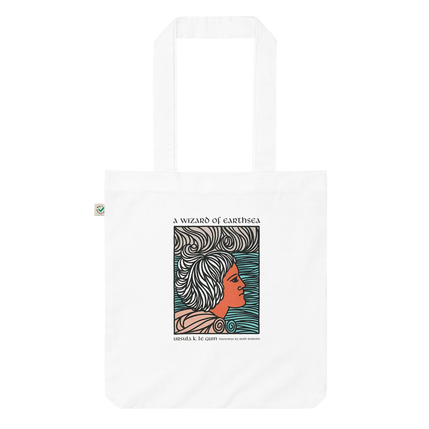 Ursula Le Guin A Wizard of Earthsea tote bag