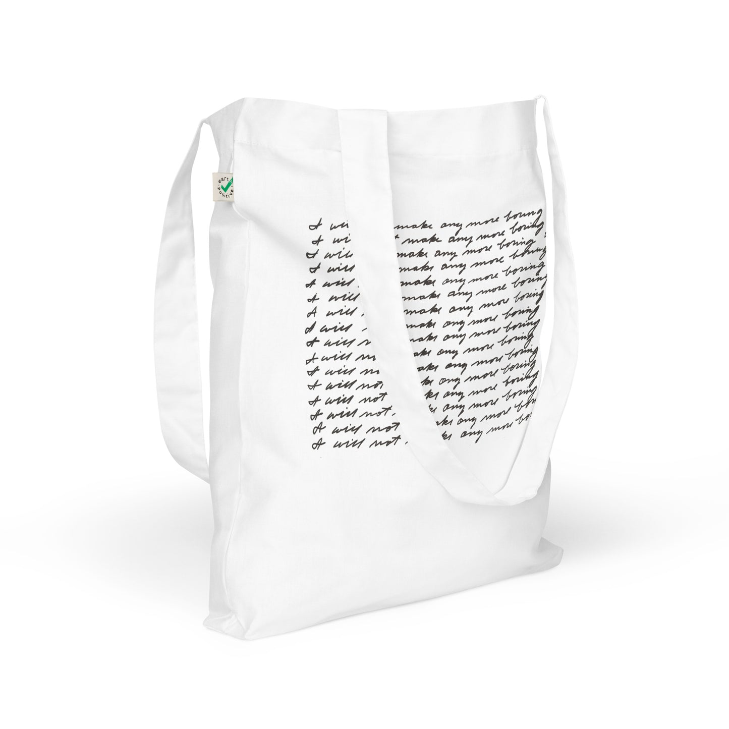 John Baldessari I will not make any more boring art tote