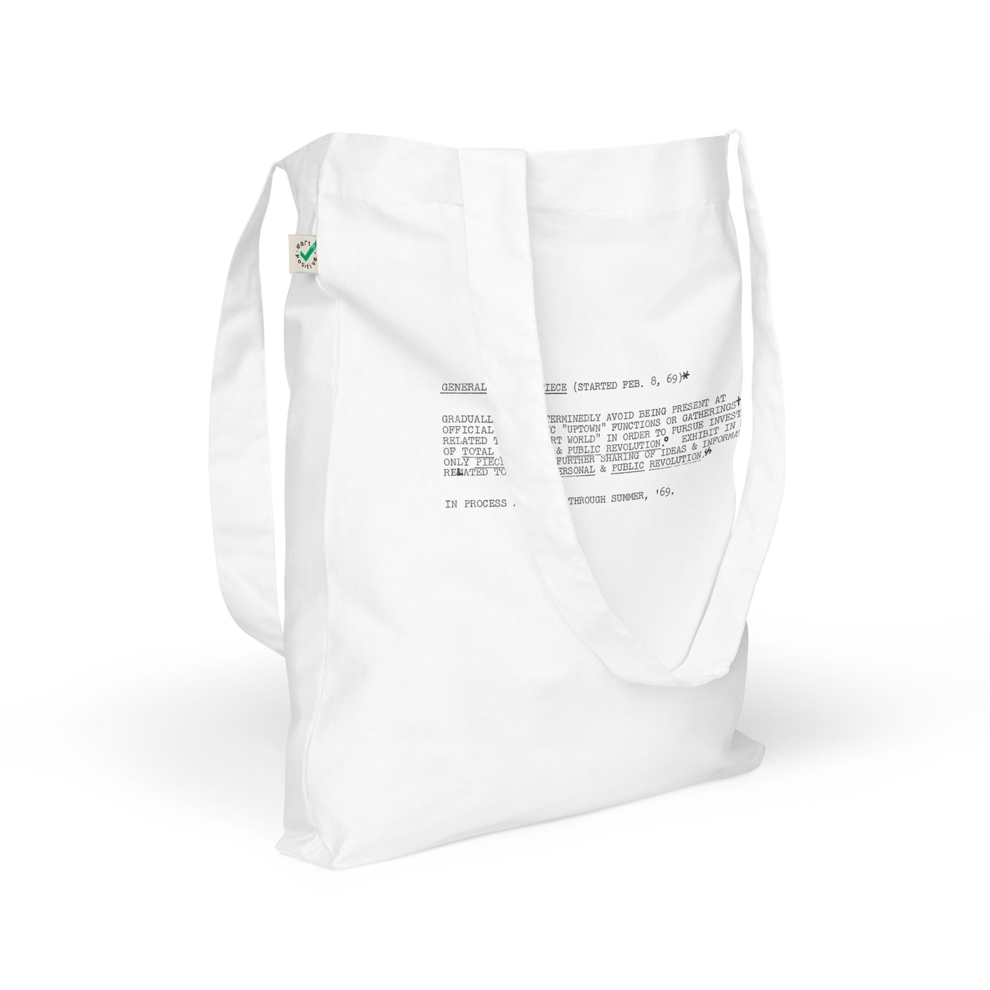 Lee Lozano General Strike Piece tote