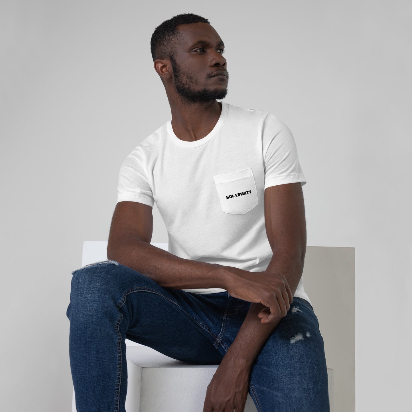 Sol Lewitt Sentences on Conceptual Art pocket tee