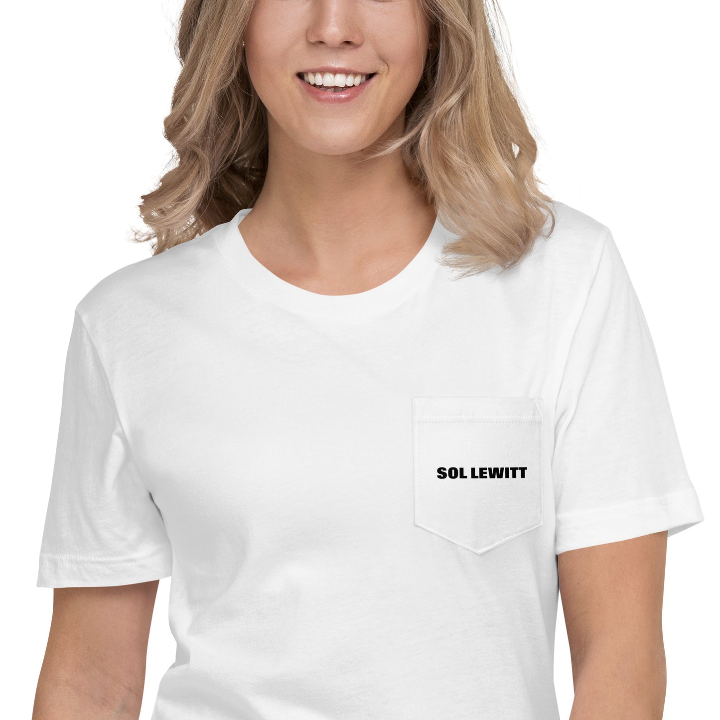 Sol Lewitt Sentences on Conceptual Art pocket tee