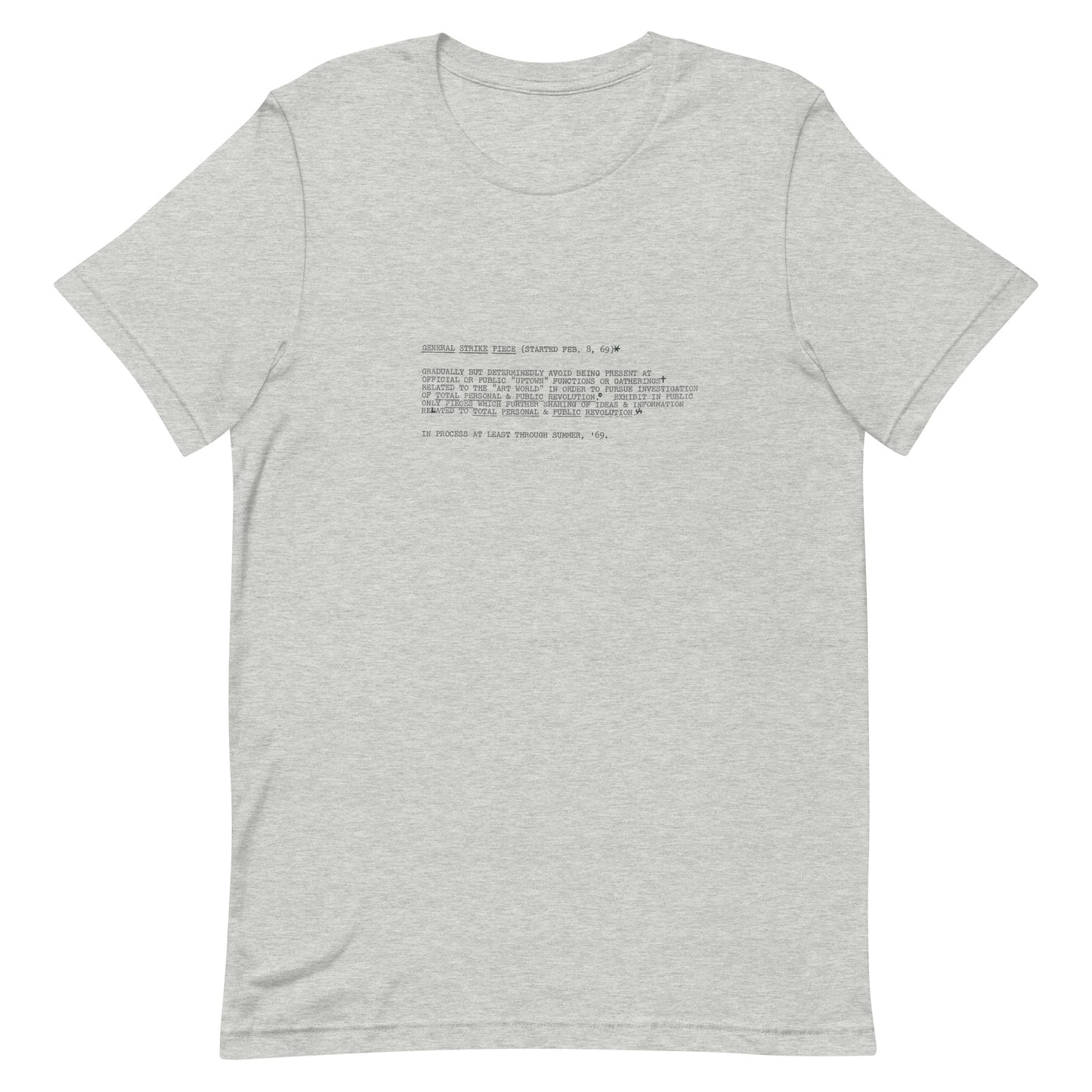 Lee Lozano General Strike Piece tee