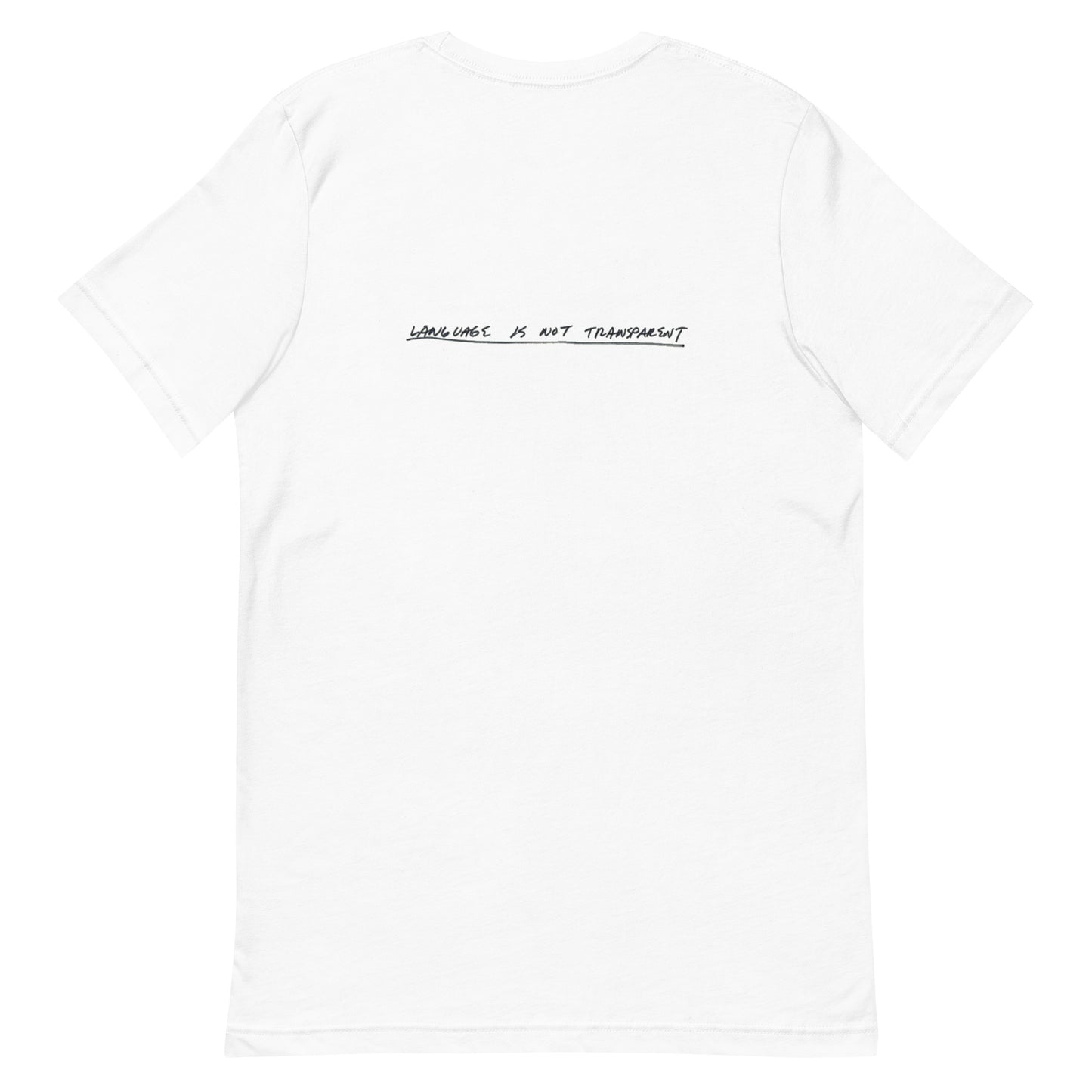 Mel Bochner No Thought Exists tee