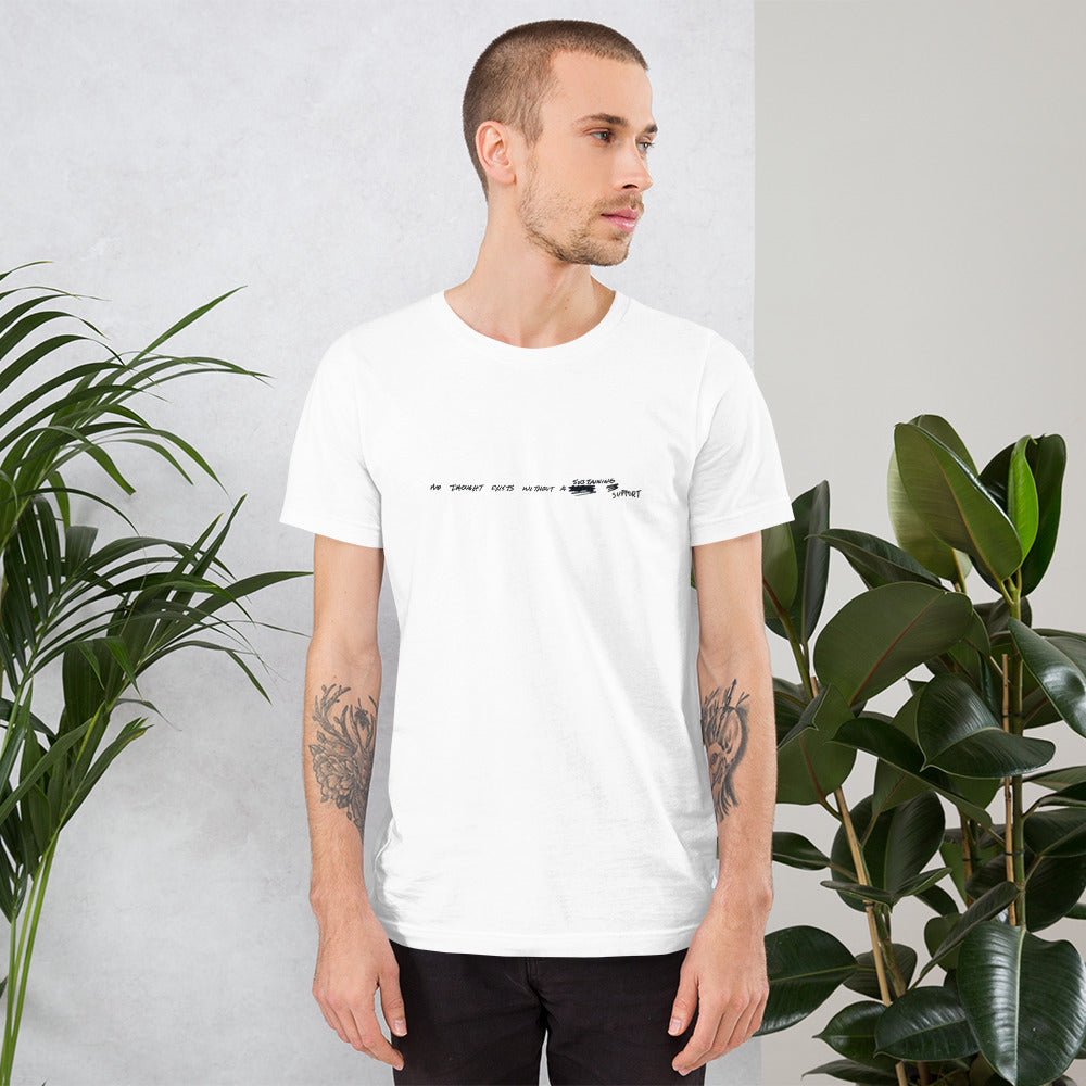 Mel Bochner No Thought Exists tee