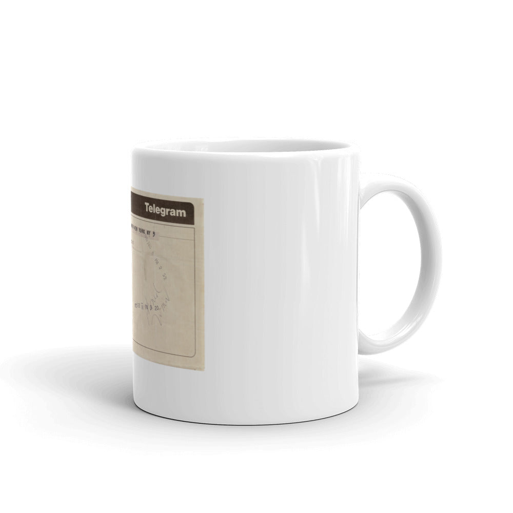 On Kawara I am still alive mug