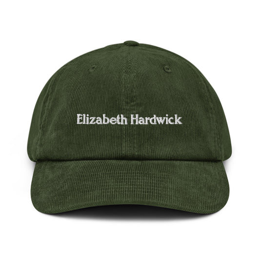 Elizabeth Hardwick corduroy hat