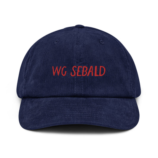 WG Sebald corduroy hat