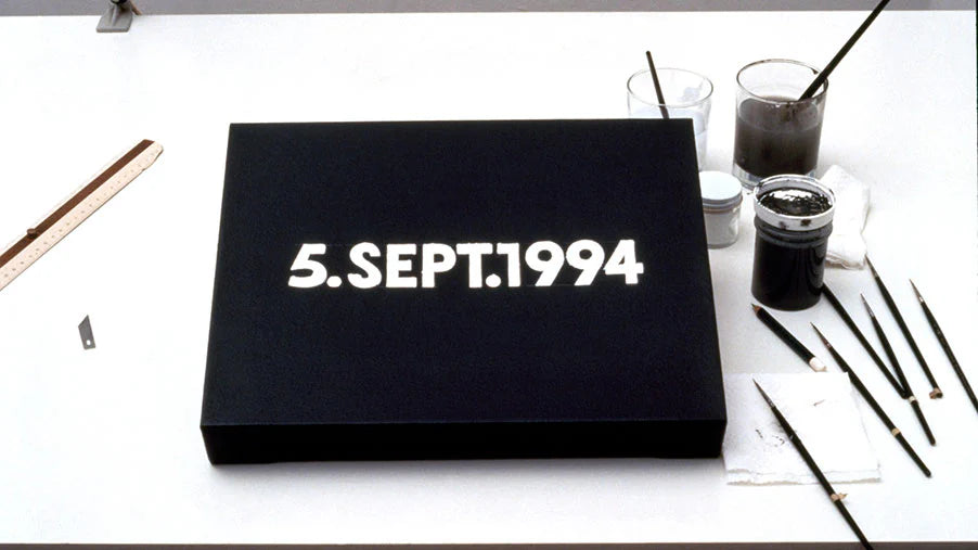 On Kawara Date Painting corduroy hat