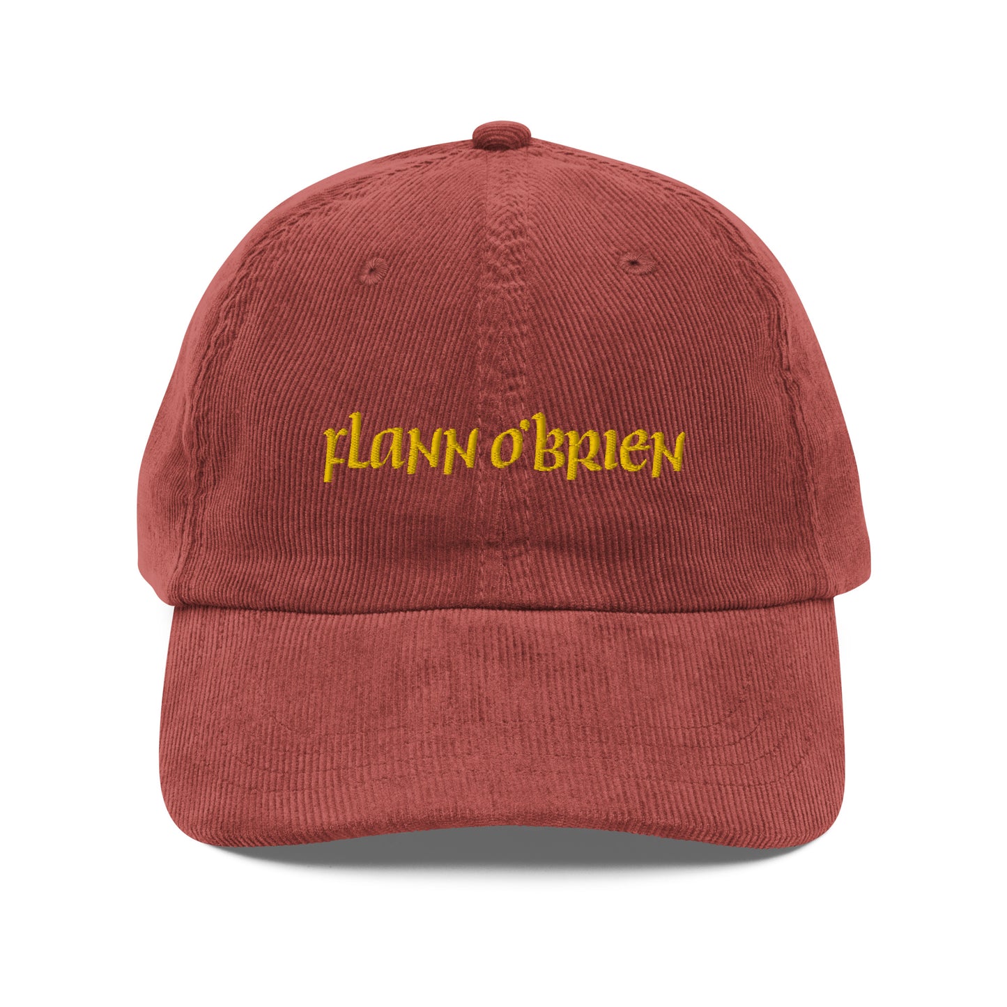 Flann O'Brien corduroy cap