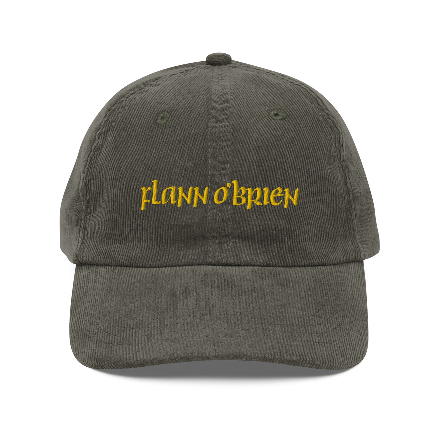 Flann O'Brien corduroy cap