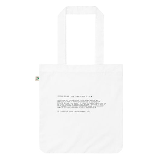 Lee Lozano General Strike Piece tote