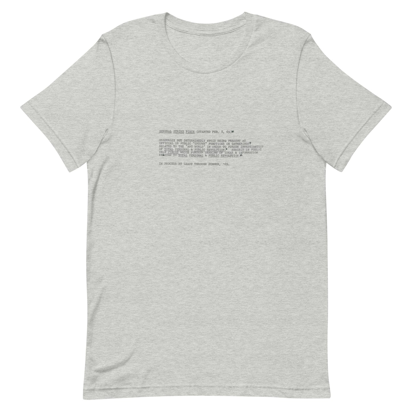 Lee Lozano General Strike Piece tee