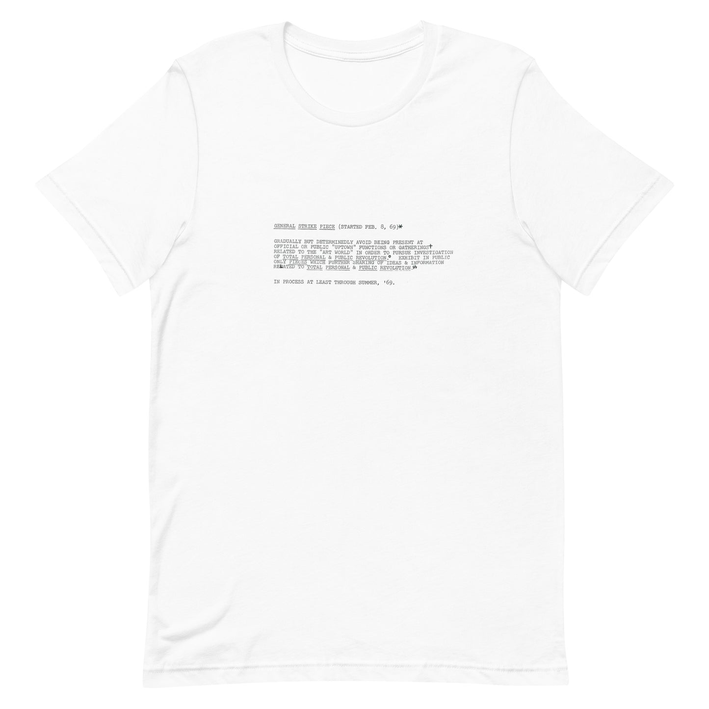 Lee Lozano General Strike Piece tee