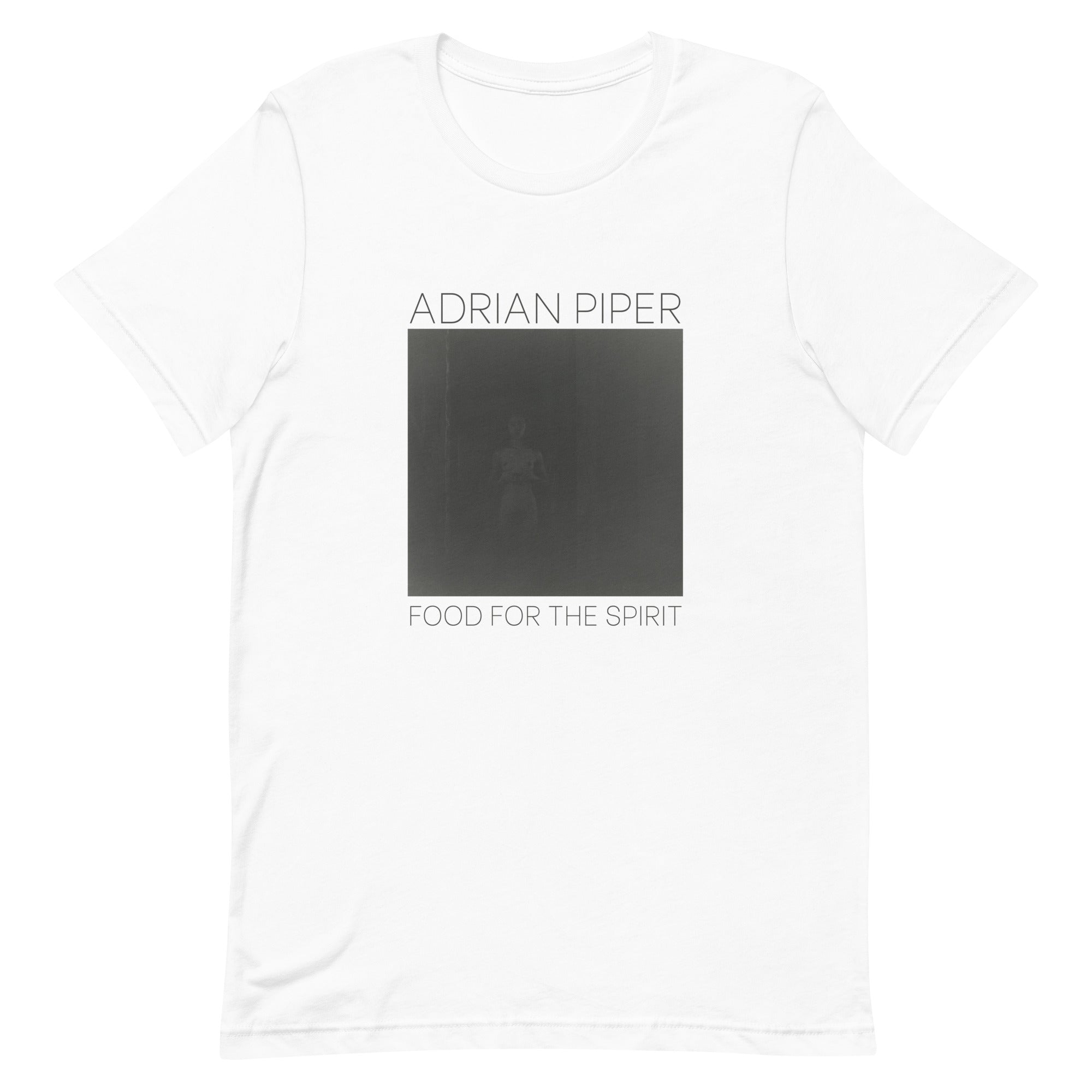 Adrian Piper Food for the Spirit tee (light) – Minor Canon